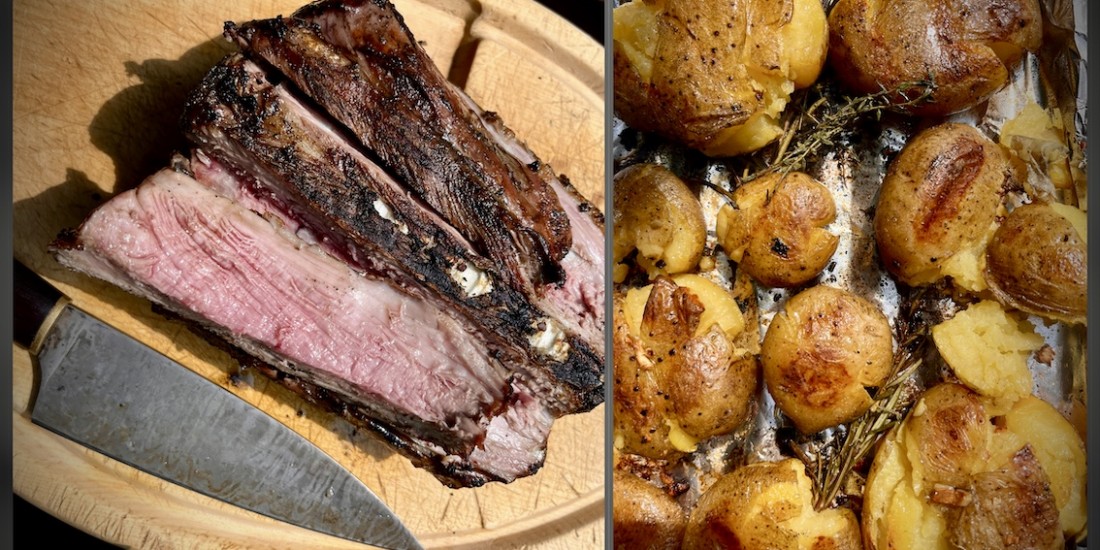 Lammrucken vom Grill 
